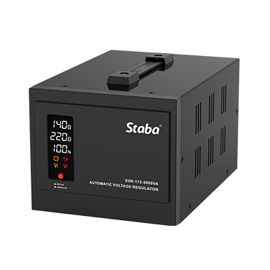 SVR-172 Series (0.5kVA-5kVA) Relay Type Voltage Stabilizers with Colorful Display