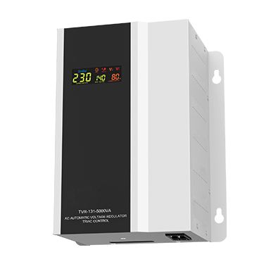TVR-131 Series ( 0.5kVA-10kVA) Triac Control Voltage Stabilizer, Wall Mount Installation