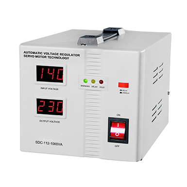 SDC-112 Series (0.5kVA-10kVA) Servo Motor Type Voltage Stabilizers
